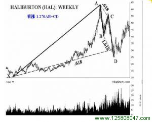 可选看涨 0 1.270 或1.618 AB = CD