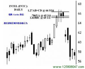 理想的看跌 Gartley