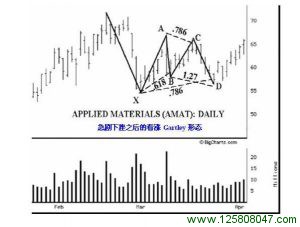 急剧下挫之后的看涨 Gartley 形态