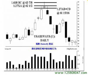 理想的看跌蝴蝶形态