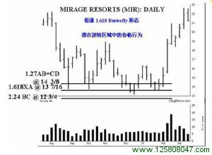 看涨1.618蝴蝶