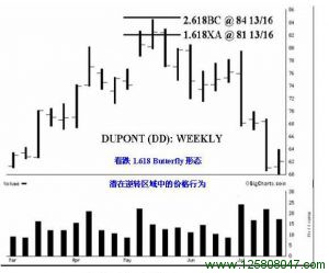 看跌1.618蝴蝶形态