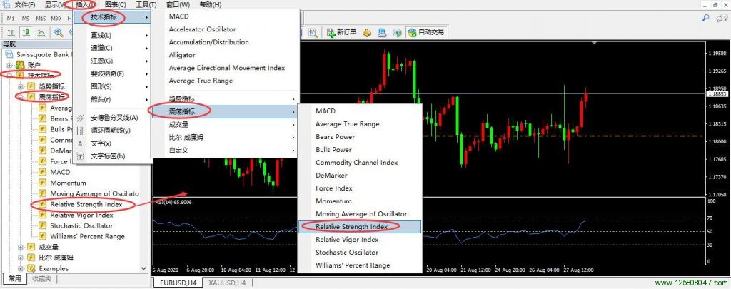 RSI 指标插入方法