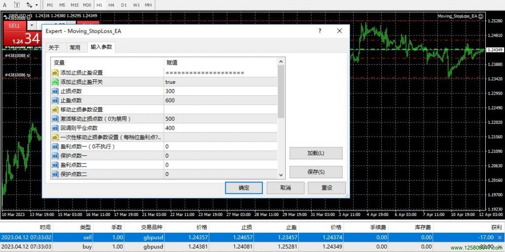 移动止损的常见方式和最新版移动止损EA-峰汇在线