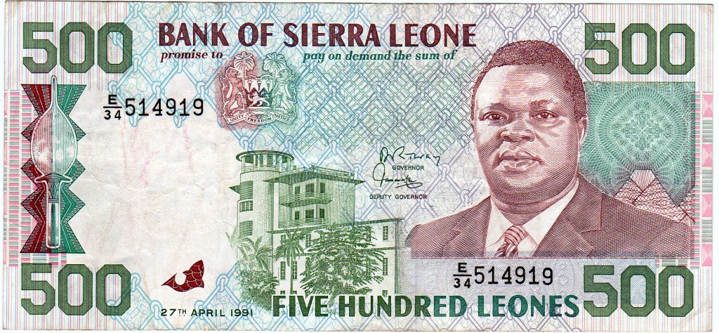 塞拉里昂利昂（Sierra Leone Leone, SLL）